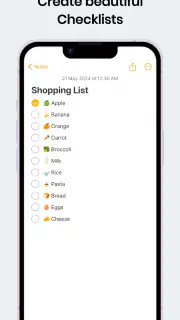 Notas: Bloco de notas iOS screenshot 2
