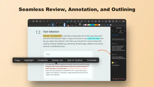 Notein: caligrafia,notas,PDFs screenshot 4