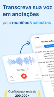 NoteX: Notas e Reuniões IA screenshot 1
