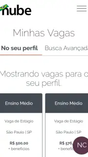 Nube Vagas screenshot 1