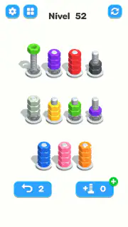 Nuts & Bolts, Color Screw Sort screenshot 4