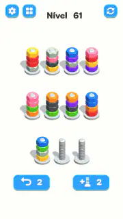 Nuts & Bolts, Color Screw Sort screenshot 5