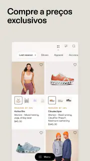 On: compre tênis e roupas screenshot 7