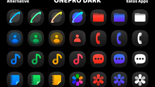 OnePro (Dark) - Icon Pack screenshot 4