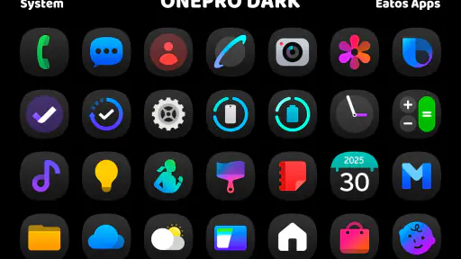 OnePro (Dark) - Icon Pack screenshot 7