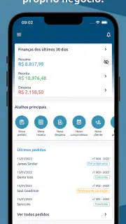Orçamentos, Recibos e Clientes screenshot 1