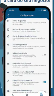 Orçamentos, Recibos e Clientes screenshot 4