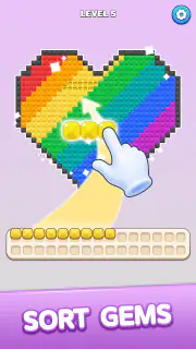 Ordenar Cores - Gems Art screenshot 1