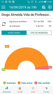 Organizador Bilheteria Express screenshot 4