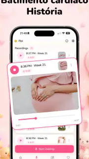 Ouça batimentos bebê: Thumpi screenshot 5