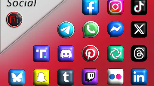 Oxigen 3D - Icon Pack screenshot 3