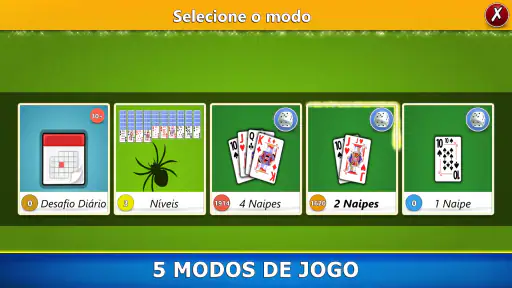 Paciência Spider screenshot 2