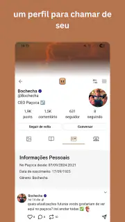 Paçoca: rede social brasileira screenshot 4