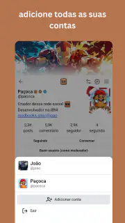 Paçoca: rede social brasileira screenshot 7