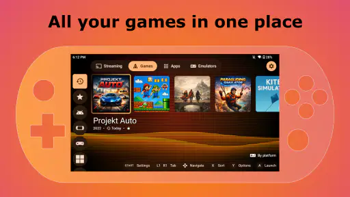 Papaya - Games Launcher screenshot 1