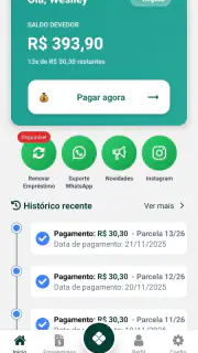 Parcela Diária screenshot 2