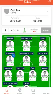 Parciais CFC screenshot 8