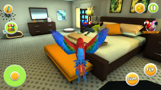 Parrot Simulator: Pet World 3D screenshot 2