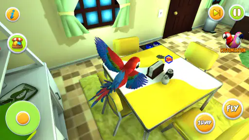 Parrot Simulator: Pet World 3D screenshot 5