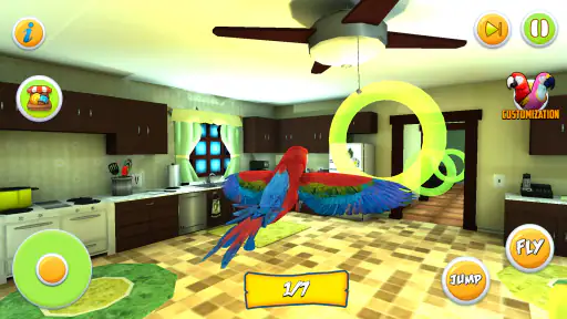 Parrot Simulator: Pet World 3D screenshot 6