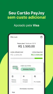 PayJoy - cartão de crédito screenshot 8