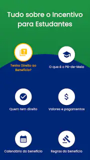 Pé de Meia Renda Aluno Guia screenshot 2