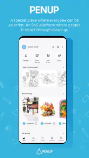 PENUP – Drawing-sharing SNS screenshot 1