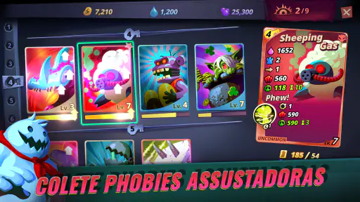Phobies: Batalhas de Cartas screenshot 2