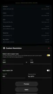 Pixels: Resolution+DPI Changer screenshot 2
