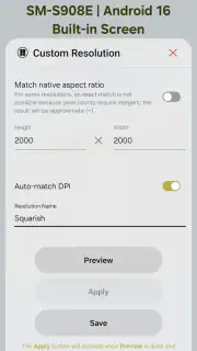 Pixels: Resolution+DPI Changer screenshot 4