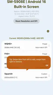 Pixels: Resolution+DPI Changer screenshot 5