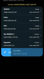 Pixels: Resolution+DPI Changer screenshot 6