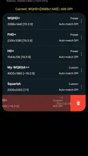 Pixels: Resolution+DPI Changer screenshot 7