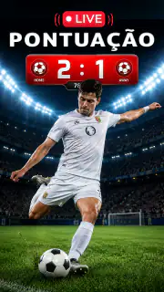Placar de futebol ao vivo screenshot 1
