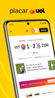 Placar UOL: Futebol e notícias screenshot 1