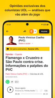 Placar UOL: Futebol e notícias screenshot 8