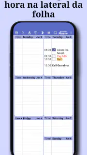 Planner Semanal: Agenda, Lista screenshot 6