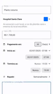 Plantãozinho screenshot 4