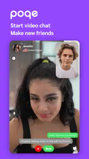 poqe - Video Chat Aleatório screenshot 1
