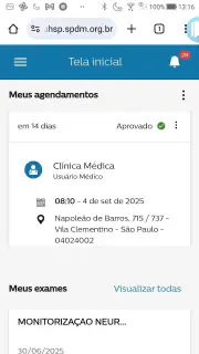 Portal do Paciente HSP screenshot 4
