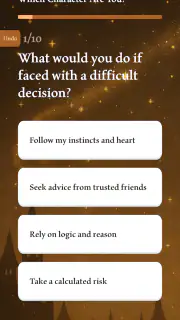 Potter Personality Quiz screenshot 2