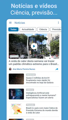 Previsão do Tempo - Meteored screenshot