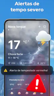 Previsão do tempo, Radar local screenshot 2