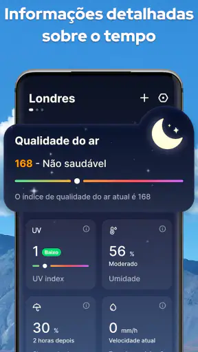 Previsão do tempo, Radar local screenshot