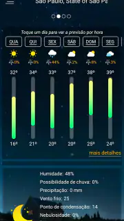 Previsão meteorológica screenshot 4