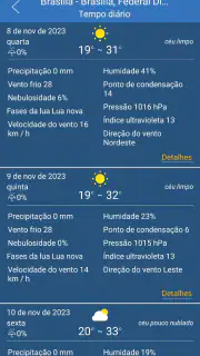 Previsão meteorológica screenshot 8