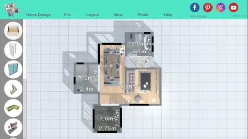 Projeto de casa | Disposição screenshot 1
