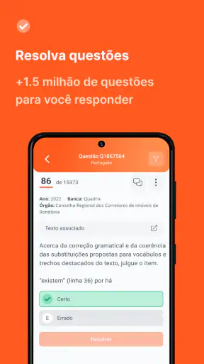 Qconcursos screenshot