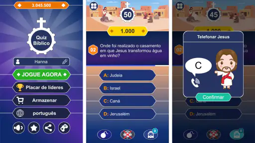 Quiz Bíblico: Perguntas e Res screenshot 1