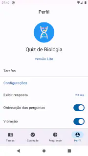 Quiz de Biologia screenshot 5